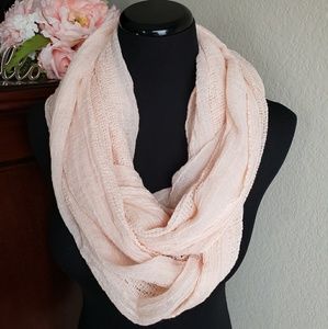 Coral Infinity Scarf
